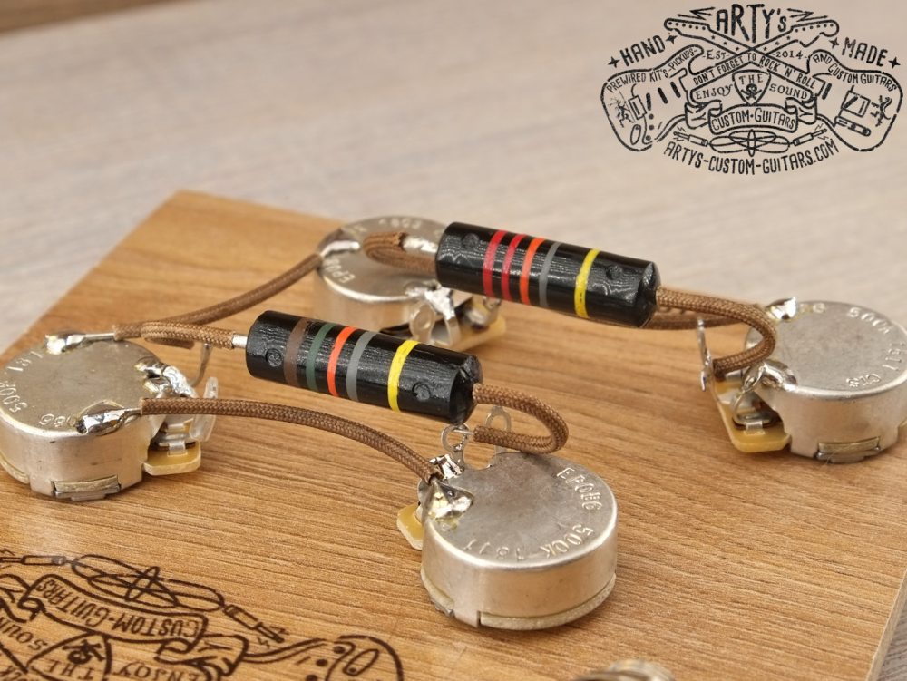 WIRING HARNESS Les Paul Woman Tone Arty's Custom Guitars