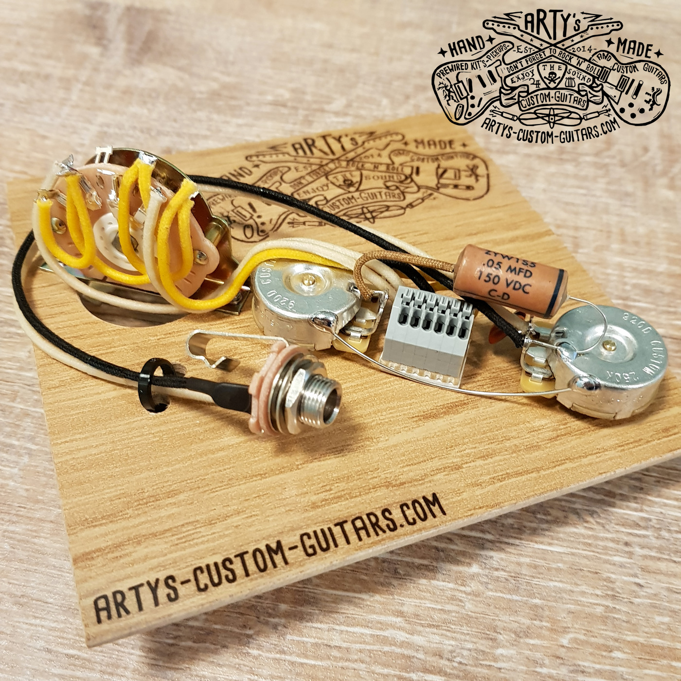 SOLDERLESS WIRING HARNESS Telecaster Reverse Arty's Custom Guitars
