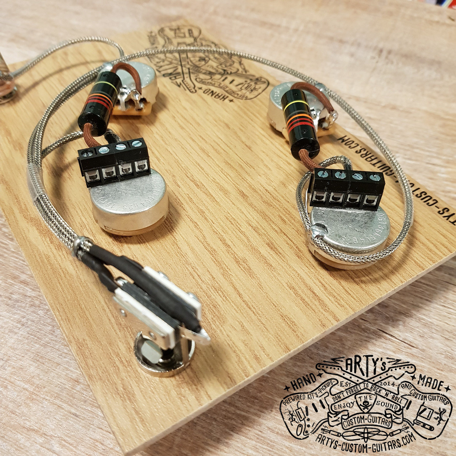 Solderless Gibson ES335 WIRING HARNESS Arty's Custom Guitars