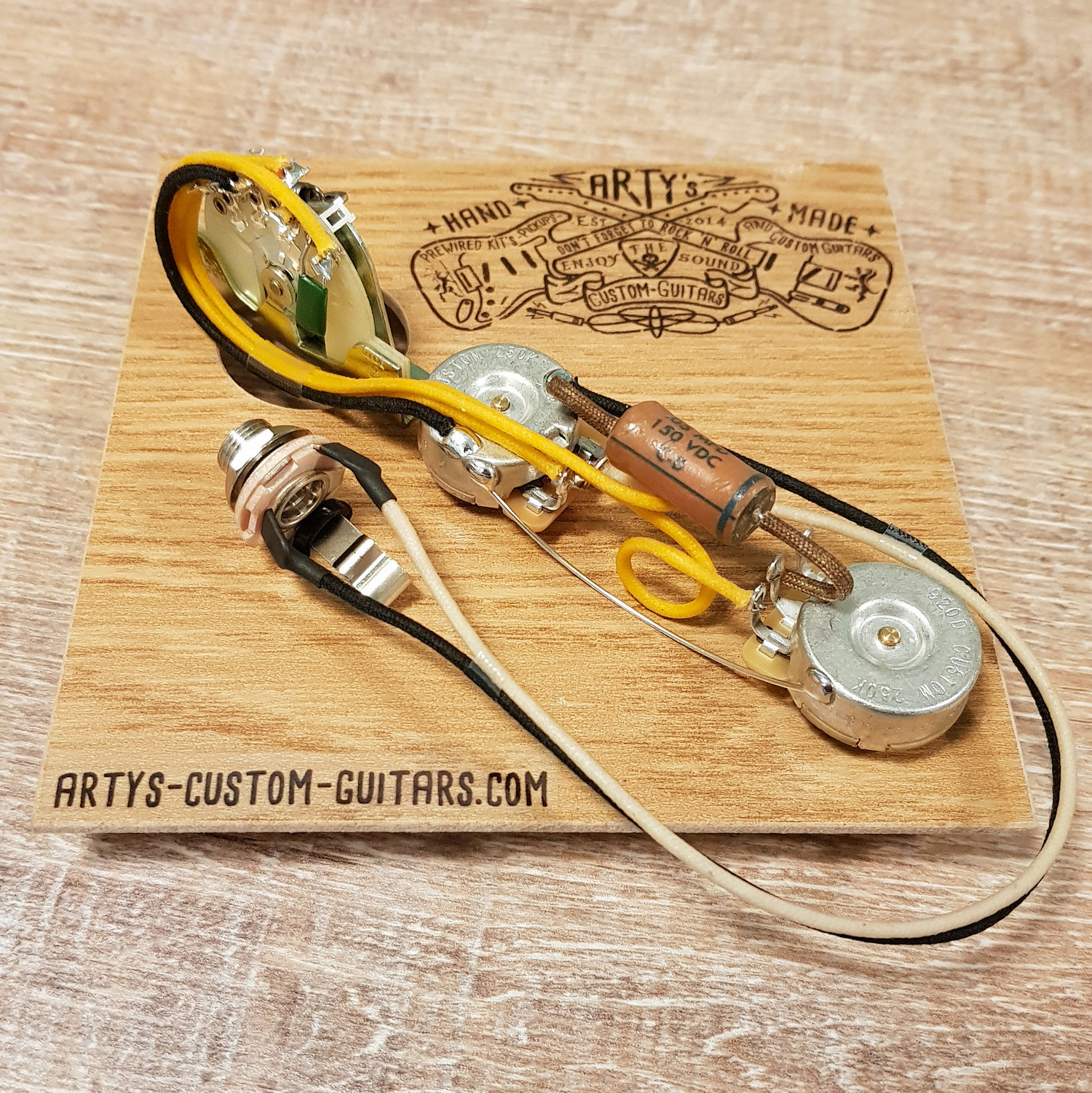 WIRING HARNESS ESQUIRE Cocked Wah / Eldred Mod - Arty's Custom Guitars