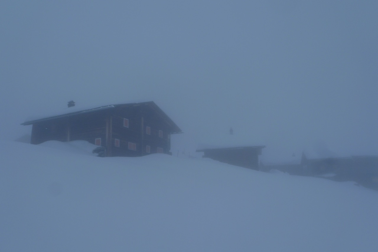 Fondei im Nebel