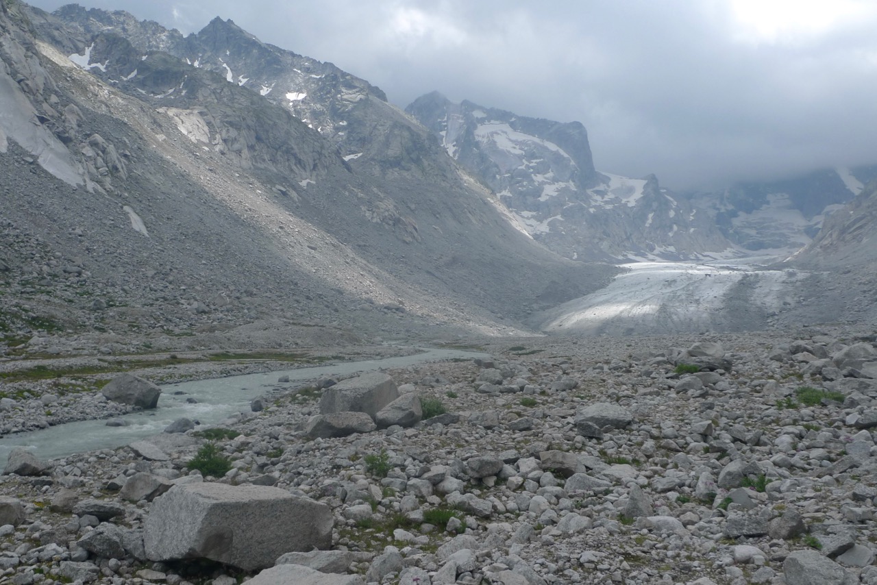 Der Fornogletscher in Sicht