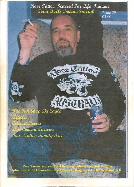 John Shearer Rose Tattoo Fanpage