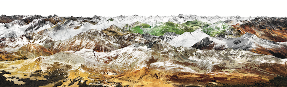 Parsenn 2, Schweiz 2017 Lambdaprint/Diasec hinter Acryl Ed. 3 + 5  75 x 270 cm  54 x 180 cm                                           