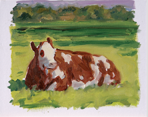 ANNA 2021 Öl auf Malplatte  24 x 30 cm