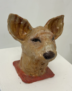 TȆTE DE RENARD 2025 Steingut emailliert  ca. 20 x 20 x 16 cm