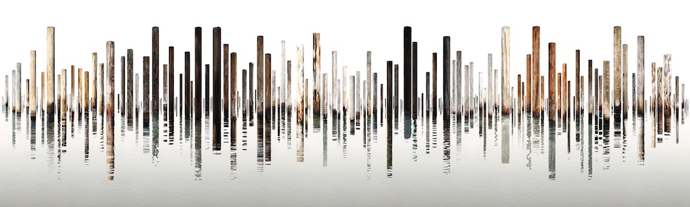 Laguna 4, Italien 2018 Lambda-Print auf Dibond hinter Acryl Ed. 3 + 5  75 x 270 cm                   oder                          54 x 180 cm                                           