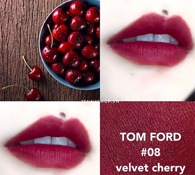 Son Tom Ford Lip Color Matte màu Velvet Cherry