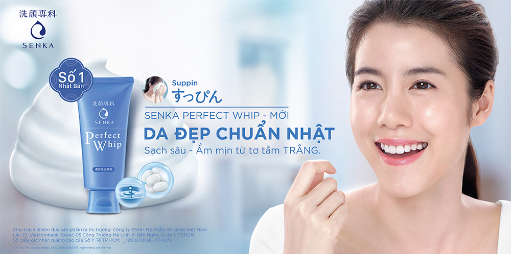 Sữa rửa mặt Senka Perfect Whip Facial Foam Wash