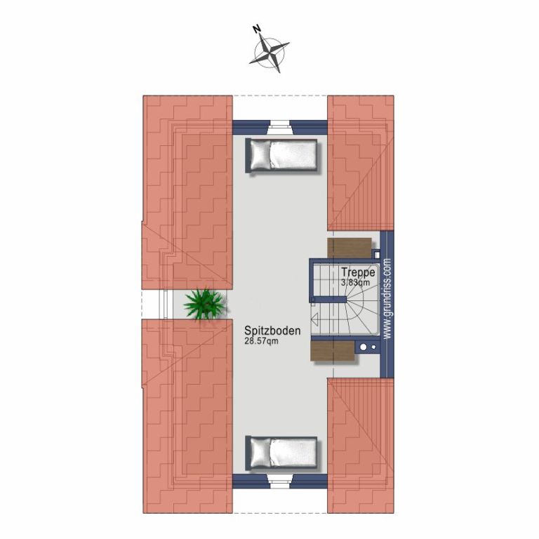 Grundriss Dachgeschoss