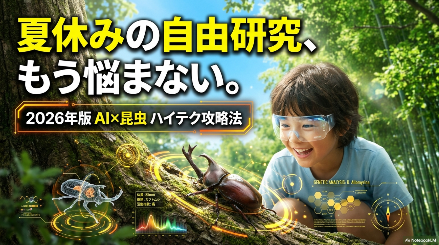 2026年版 夏休みの自由研究をチャットGPTで作る方法