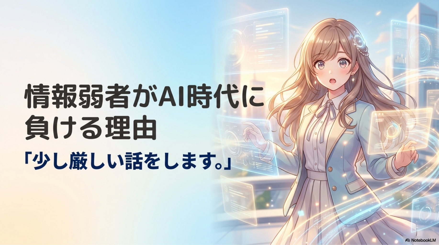 情報弱者がAI時代に負ける理由