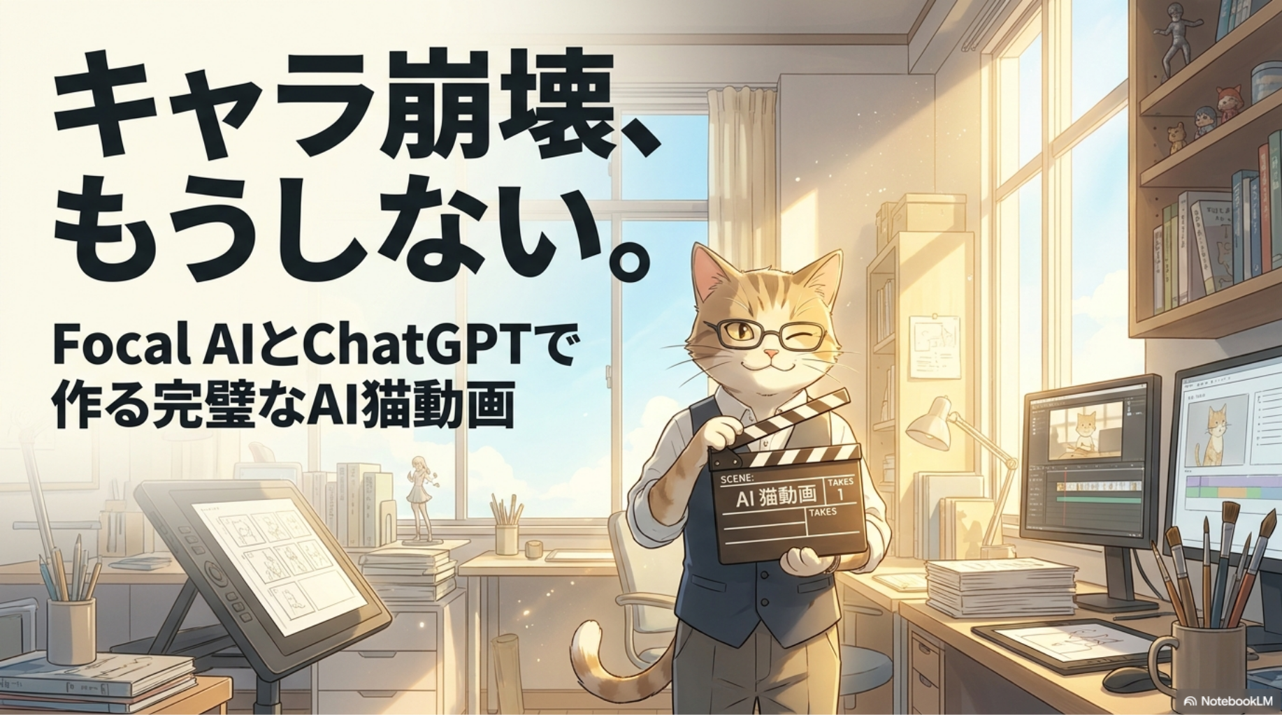 Focal AI猫動画の作り方｜初心者でもストーリー性のある動画を簡単に作る方法