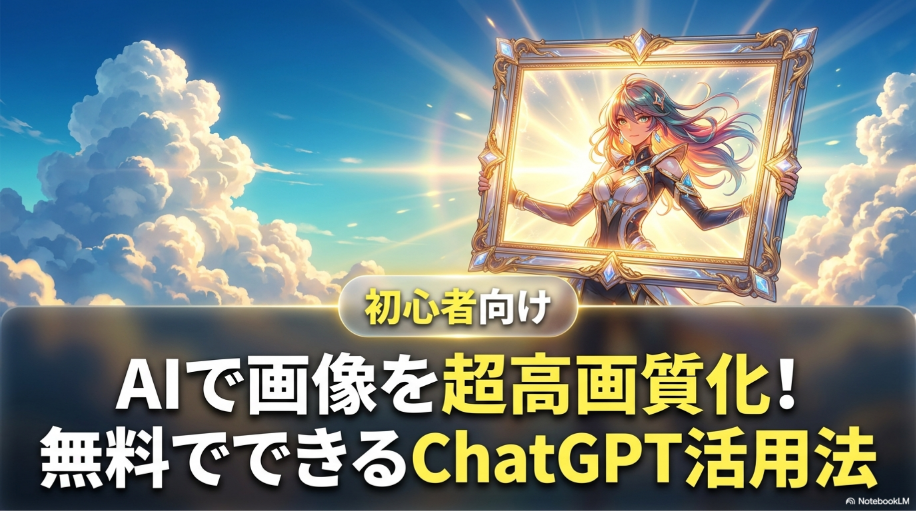 AIで画像を高画質化｜無料でできるChatGPT活用法を初心者向けに解説