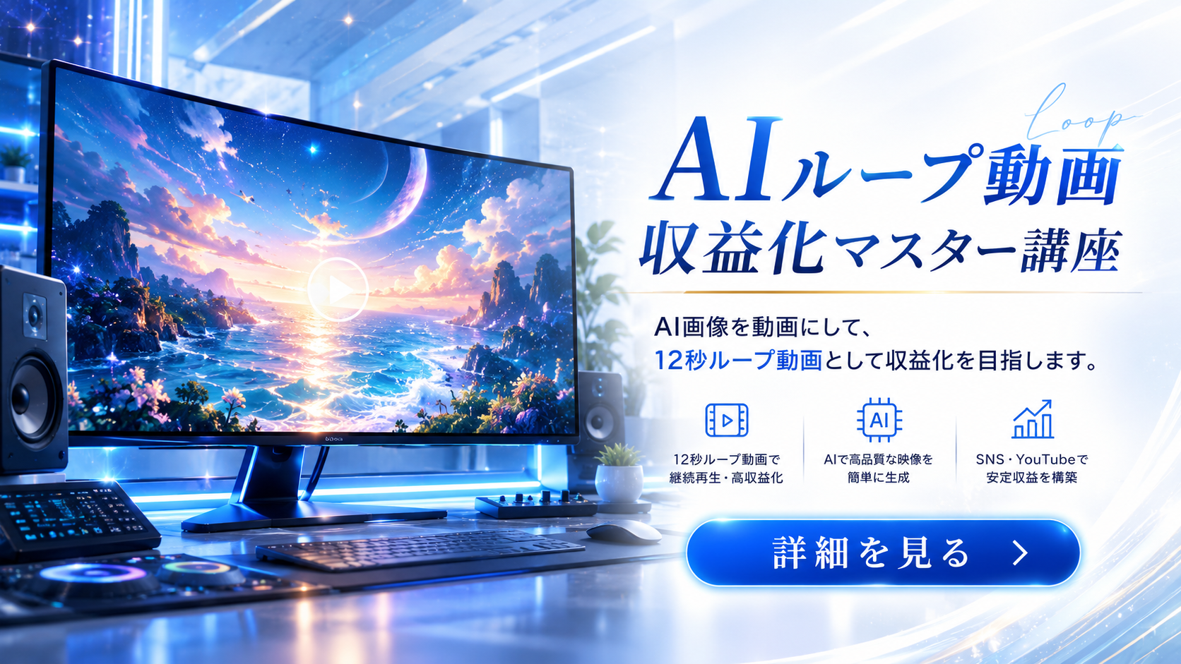 AIループ動画収益化マスター講座