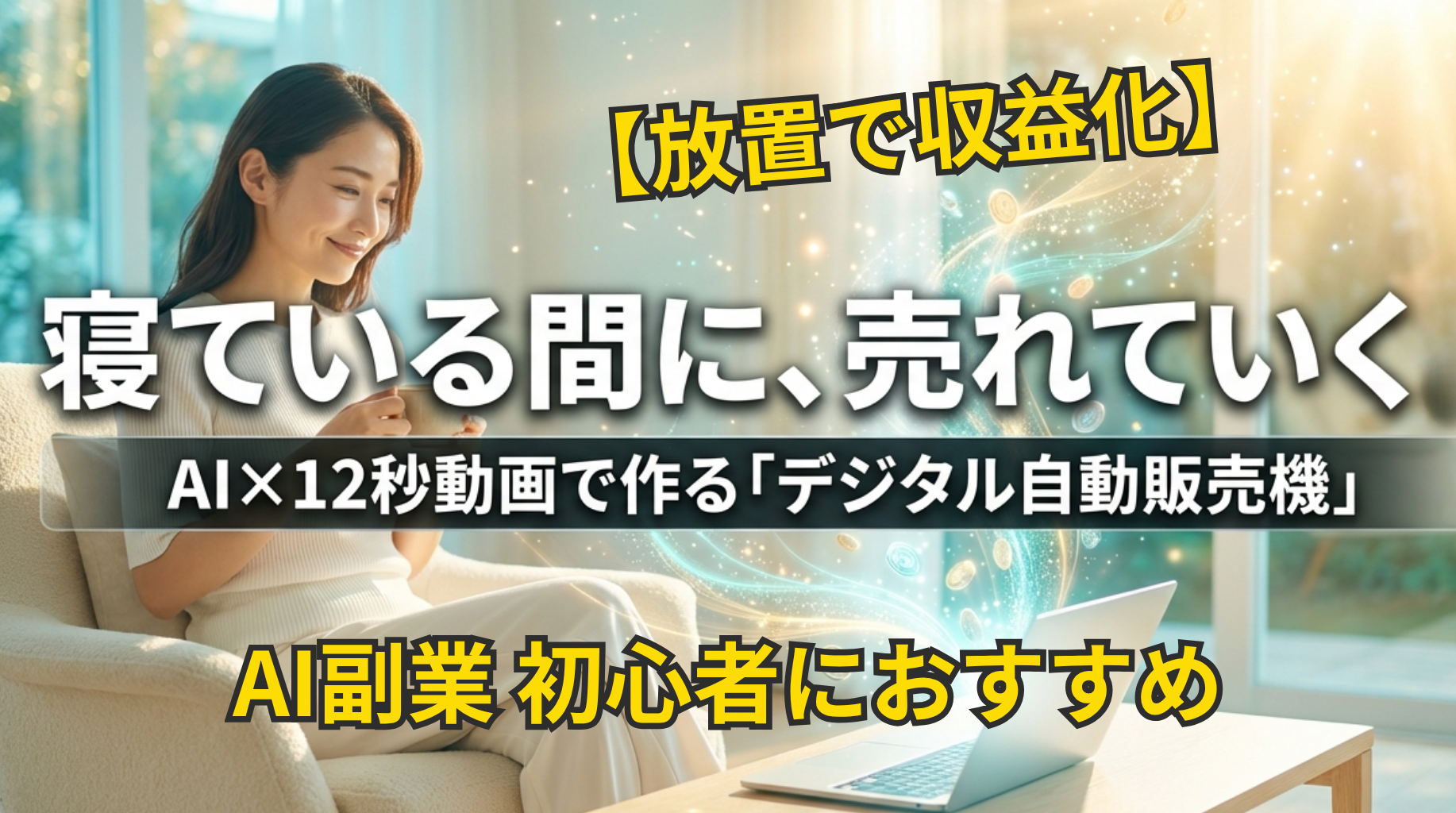 【初心者OK】AI副業で0→1突破｜放置で収益が積み上がるストック型ビジネス