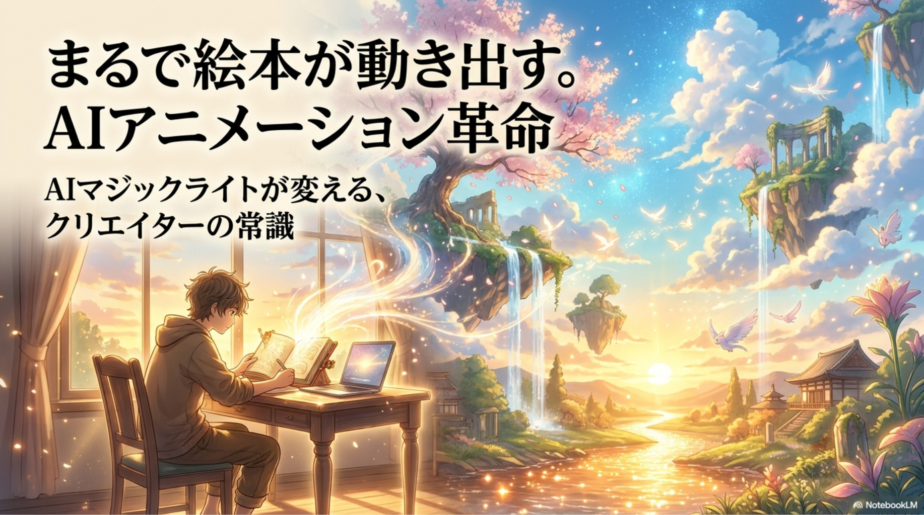 AIマジックライトとは？初心者でも絵本のようなアニメ動画を簡単に作れる話題のAIを実際に使ってみた