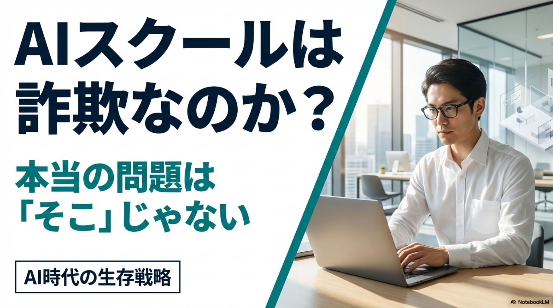 AIスクールは詐欺？稼げない理由を構造で解説