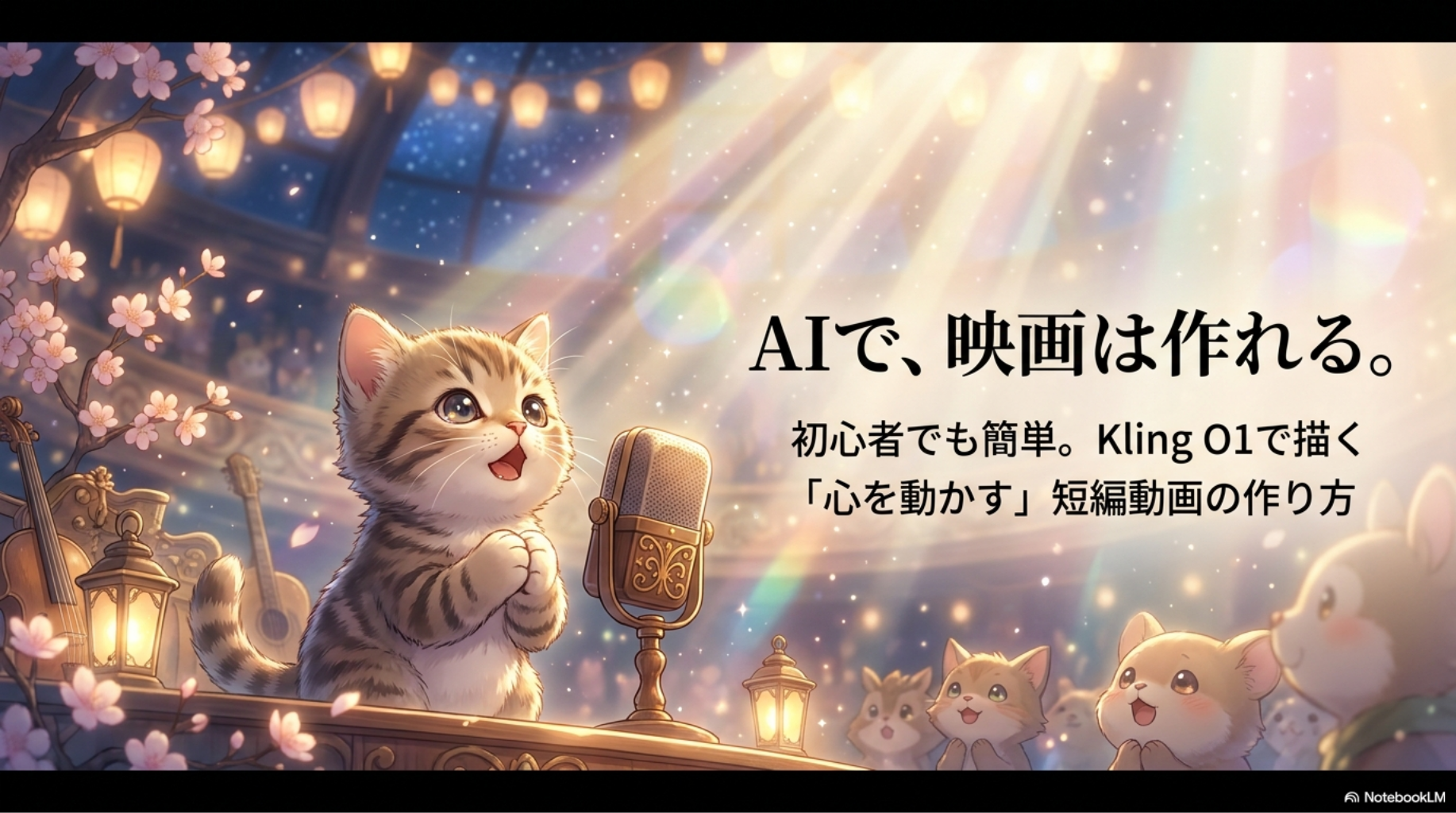 KlingO1でナレーション付き短編ストーリーを作ってみた！初心者でも映画のような動画が作れる方法