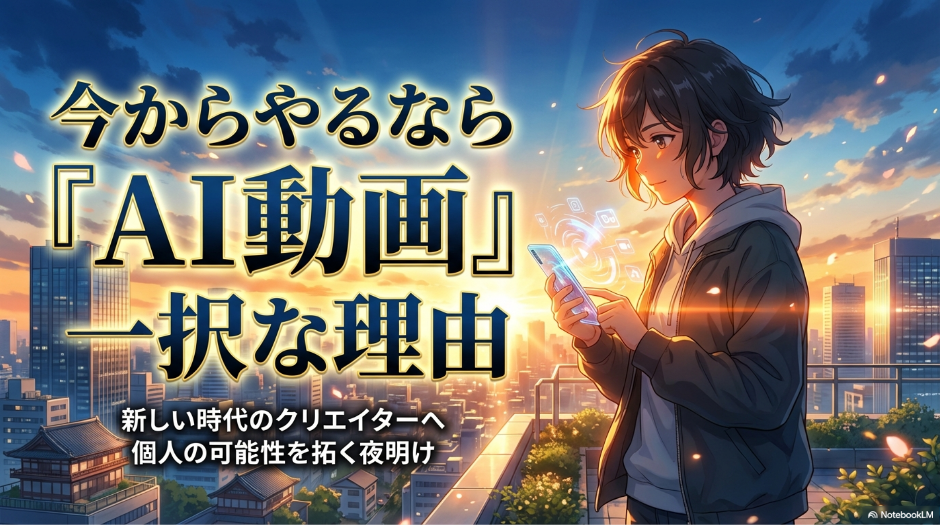 AIで何をやるか迷っている人へ 今から始めるならAI動画一択