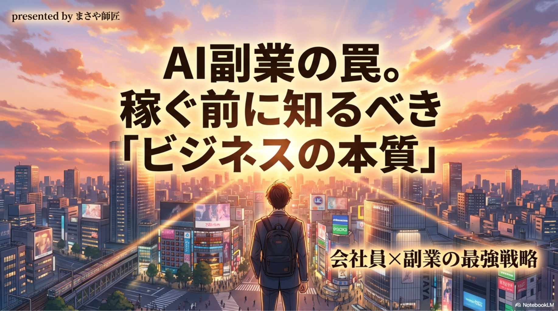 会社員をしながら副業する人に伝えたいビジネスの本質【AI副業の考え方】