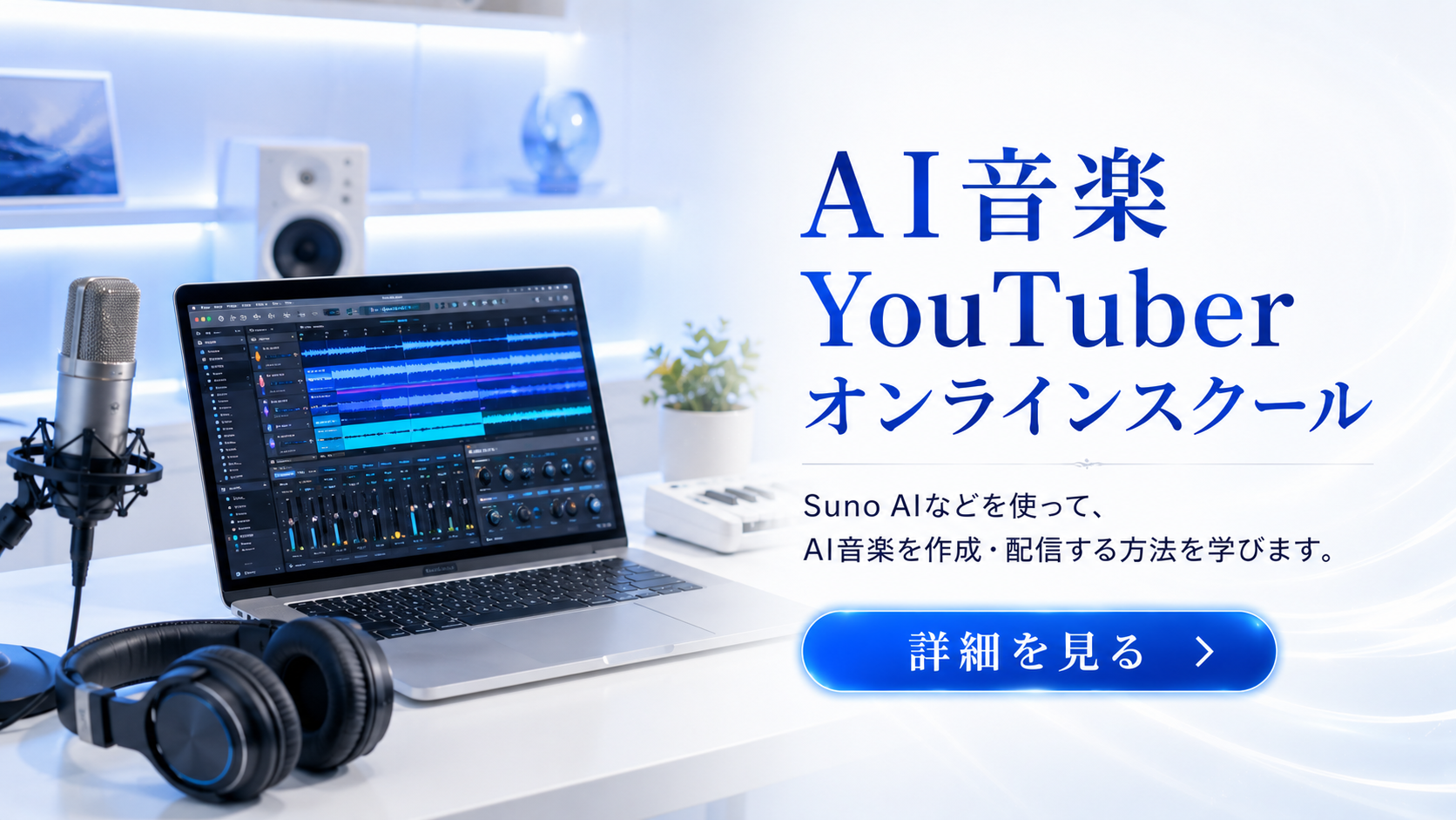 AI音楽YouTuberオンラインスクール
