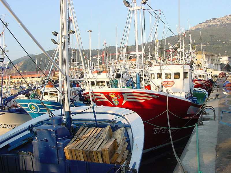 Estamos a 100 metros del puerto de santoña