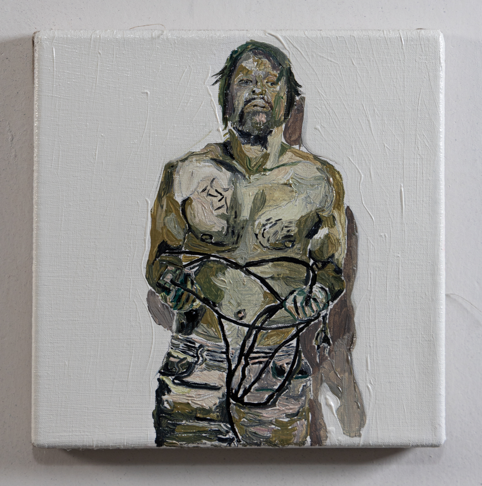 released me, Oil on canvas, 20cm*20cm, 2022