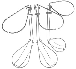 3 affaldsstativer samlet i affaldssorteringssystem eller enkelte affaldsstativer til køkkenlåge fra 60 cm. 3