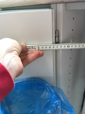 Affaldsstativer til køkken, her er indvendigt mål kun 42 cm