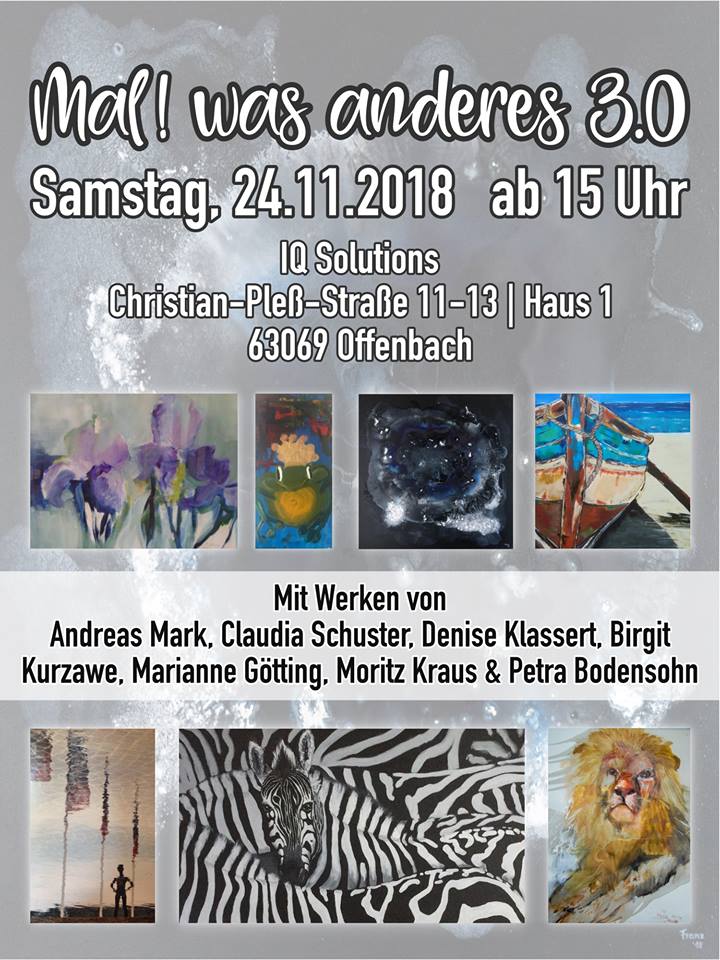 Flyer der Ausstellung "Mal! was anderes 3.0"
