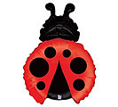 Small Foil Balloon Lady Bug