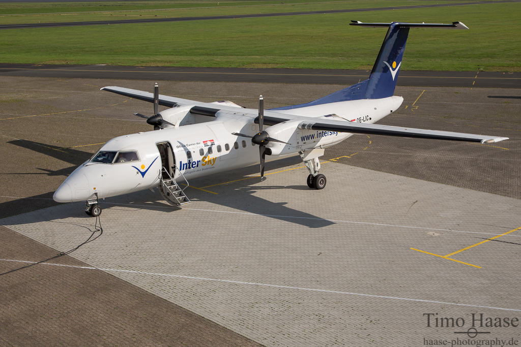 03.08.13 Bombardier Dash 8-Q314 ( OE-LIC ) der InterSky