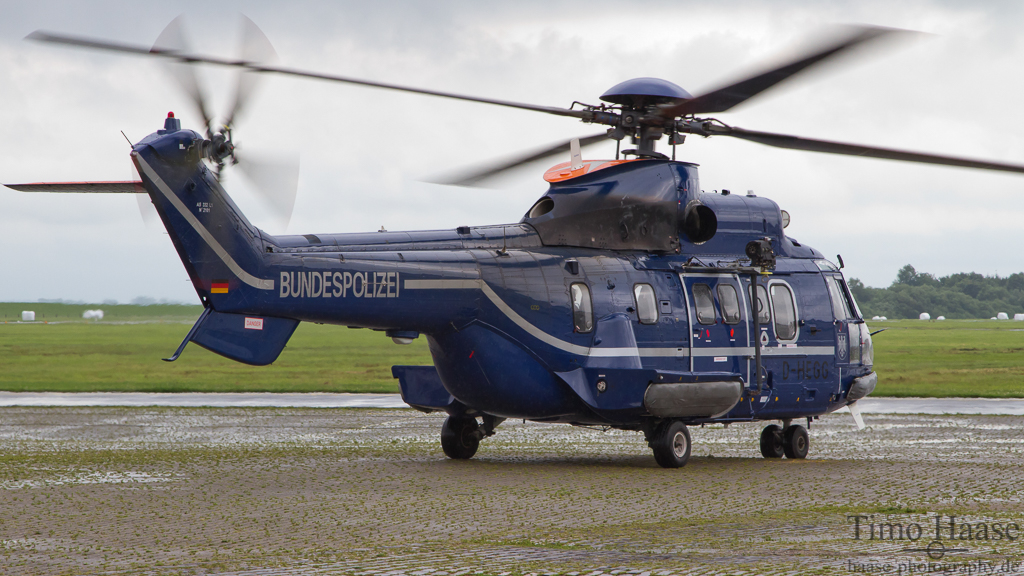 29.06.11 Aerospatiale AS-332 L1 Super Puma ( D-HEGG ) der Bundespolizei