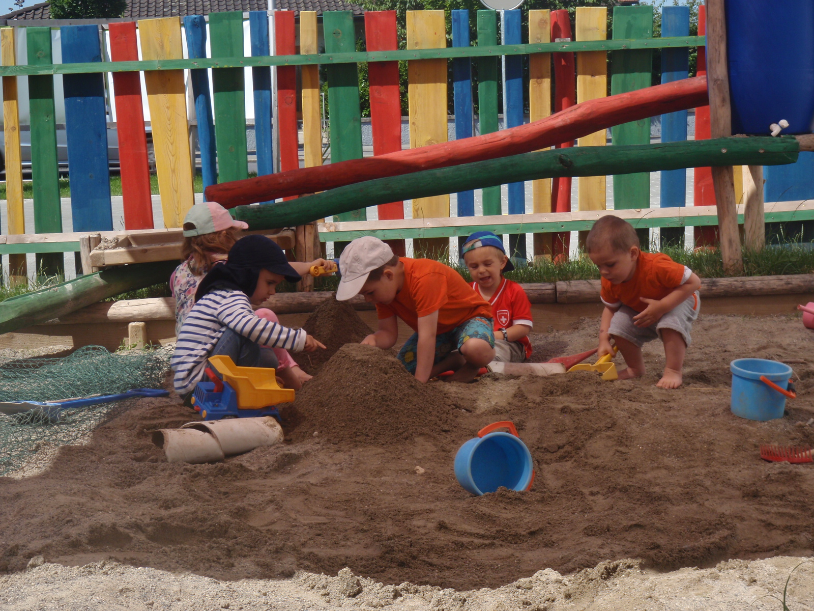 Sandkasten in der Sternekita Zofingen