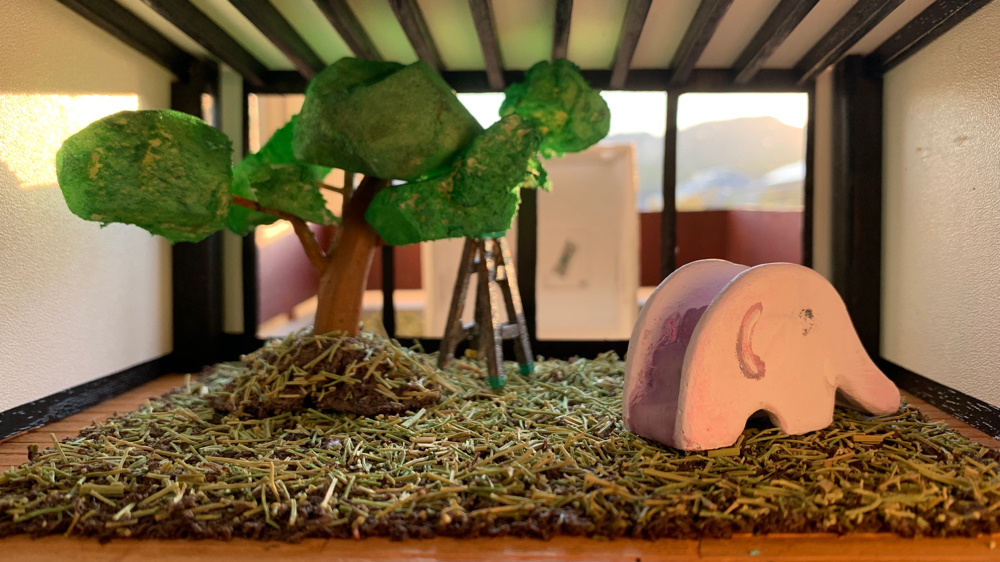 「MOU尾道市立大学美術館 展示室１についての考察」展示模型