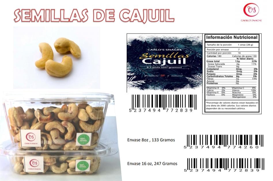 Semillas de Cajuil Azadas 100% naturales 