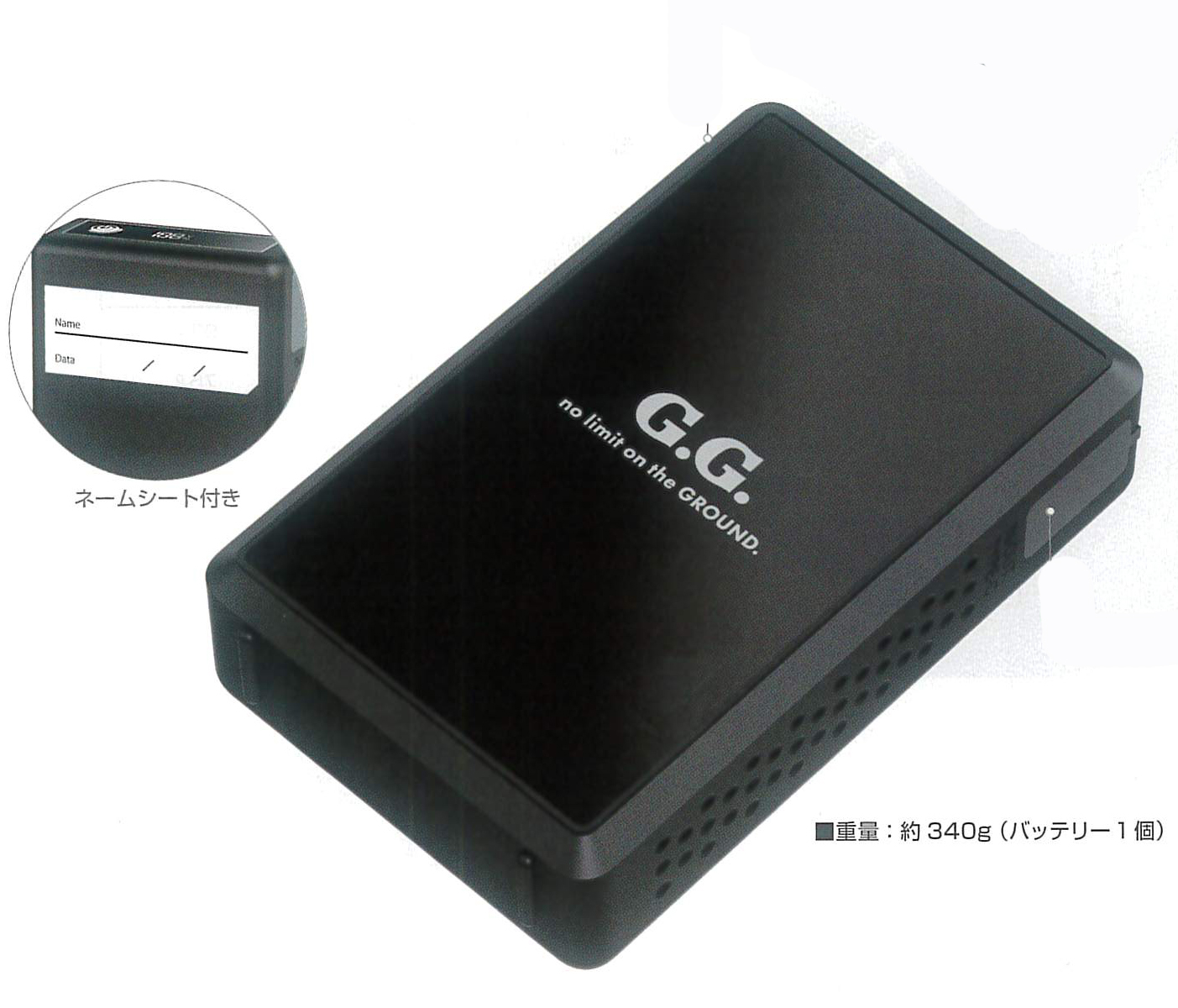 15V ハイパワーG.G空調機器のハイパワーバッテリーは、軽量仕様の３４０g
