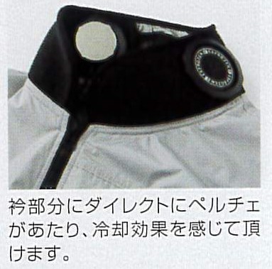 首をダイレクトに冷却