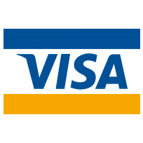 5大ブランドのクレジットカード利用できます。VISA