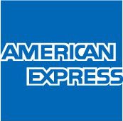 5大ブランドのクレジットカード利用できます。AMERICAN EXPRESS