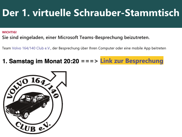 Der virtuelle Schrauber-Stammtisch