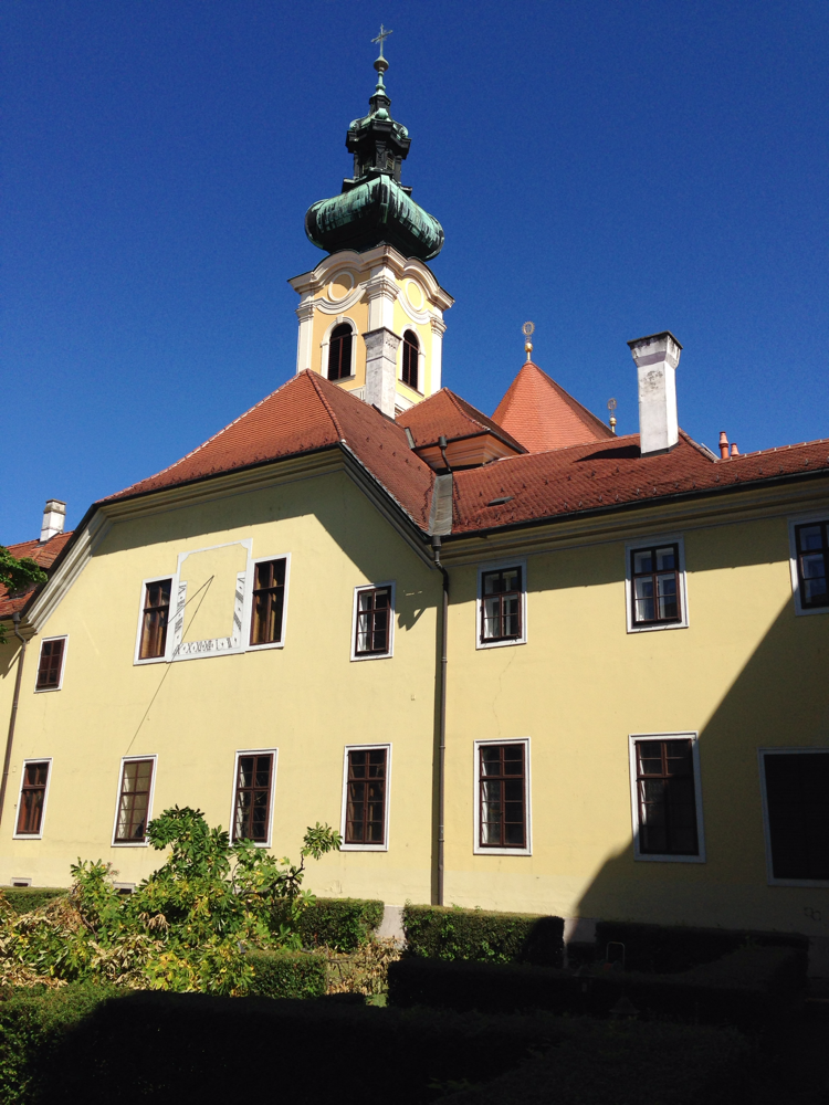 Der Innenhof unseres (Kloster-)Hotels