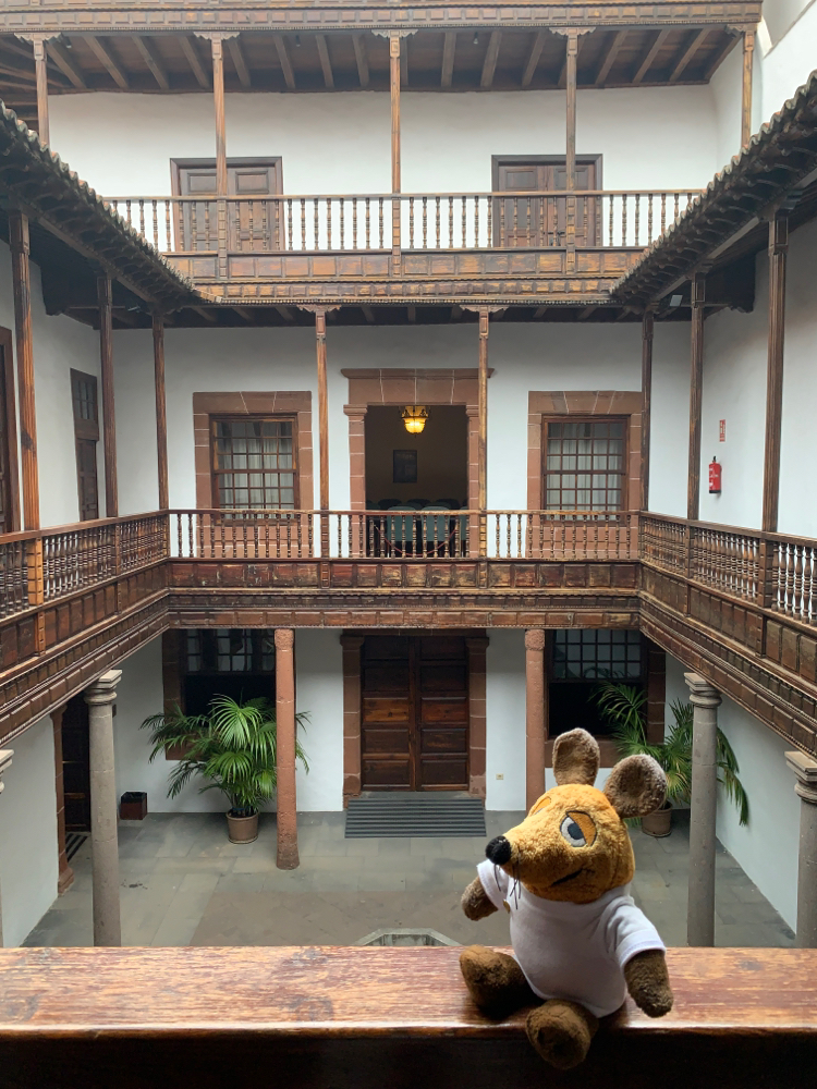 Im Innenhof der Casa Salazar