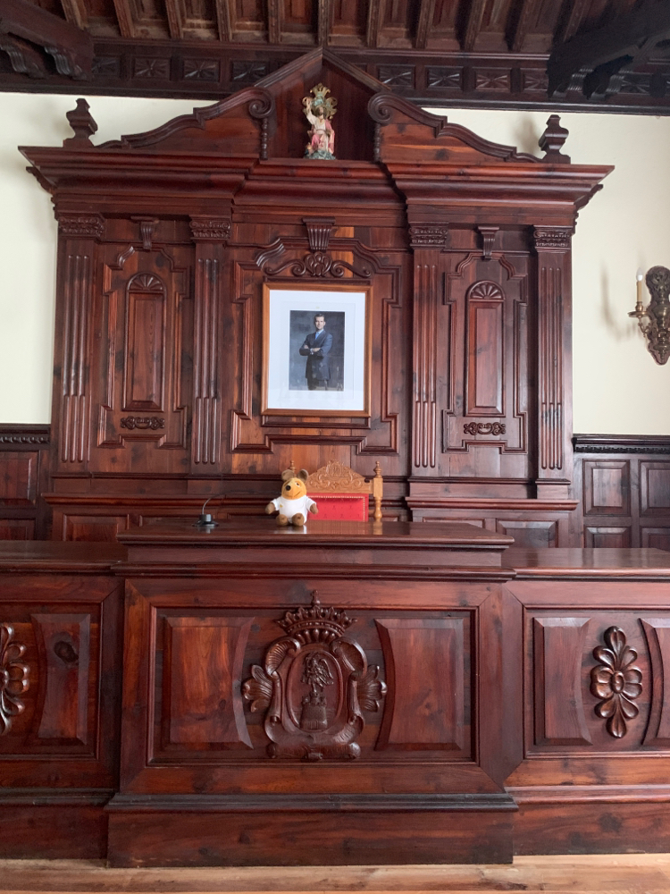 Maus auf dem Platz des Regierungschefs von La Palma