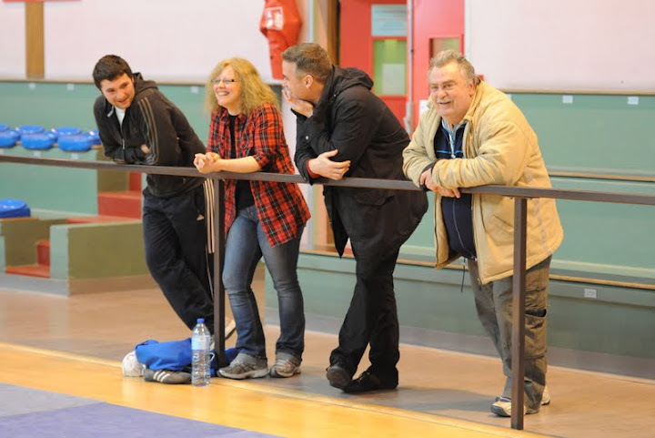 Les supporters et le directeur technique