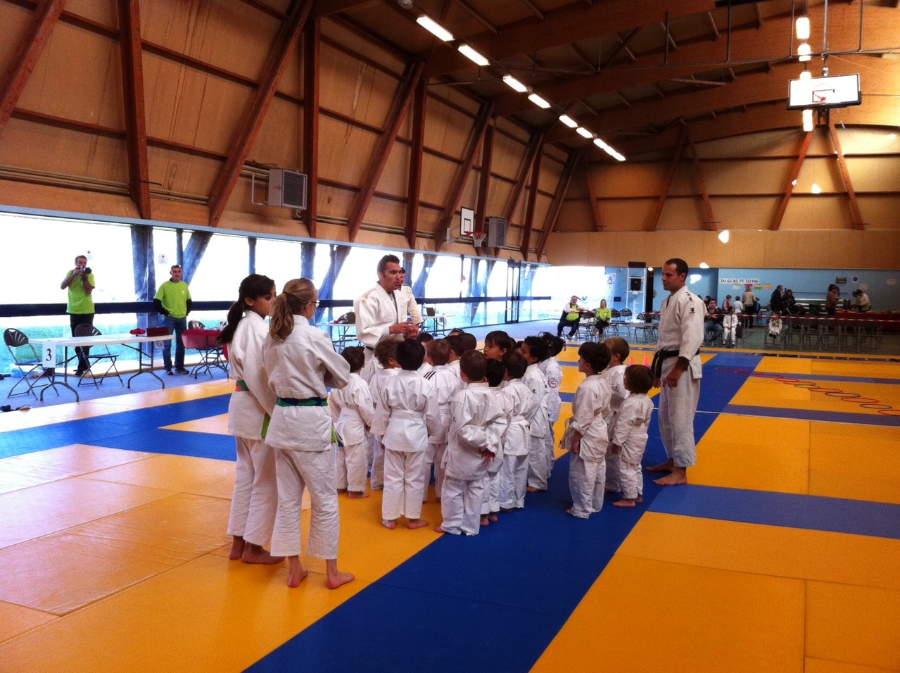 Entrainement des plus jeunes du club