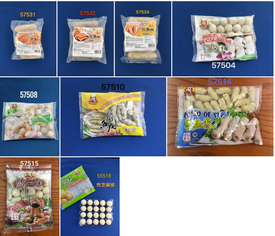 蒙福的货即将入库，新年新增加的二个新品：蒙福帝王蟹球  和  蒙福鱼豆腐.欢引选购.