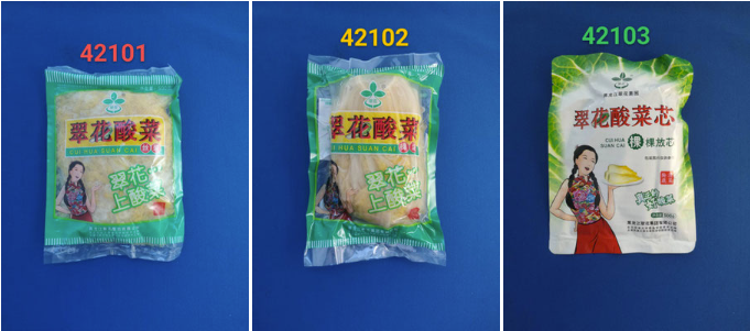 翠花酸菜  sauers Gemüse in Streifen,ganz stück, Herzstück