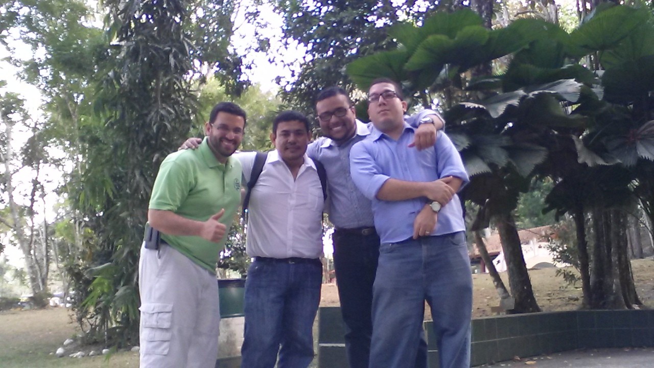 Parte del equipo de nuestro canal de SoundCloud: Fernando, Eduardo, David y Armando.
